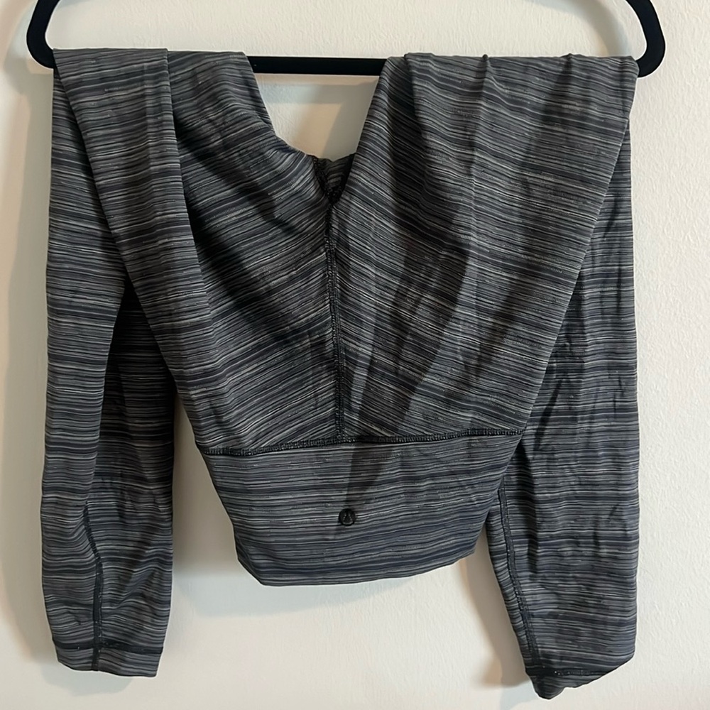 Stripped grey Align lululemon leggings